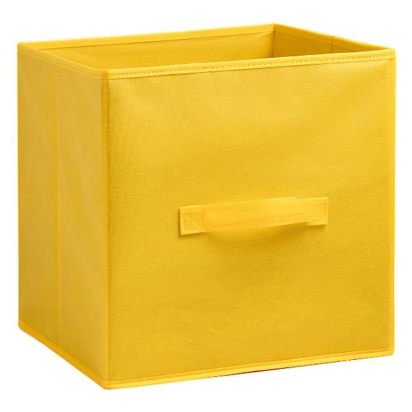 фото Короб для хранения "уютный дом", 31х31х31 см, желтый gemlux