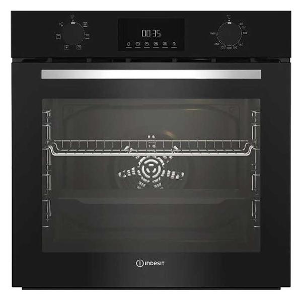 фото Электрический духовой шкаф ife 3644 bl indesit