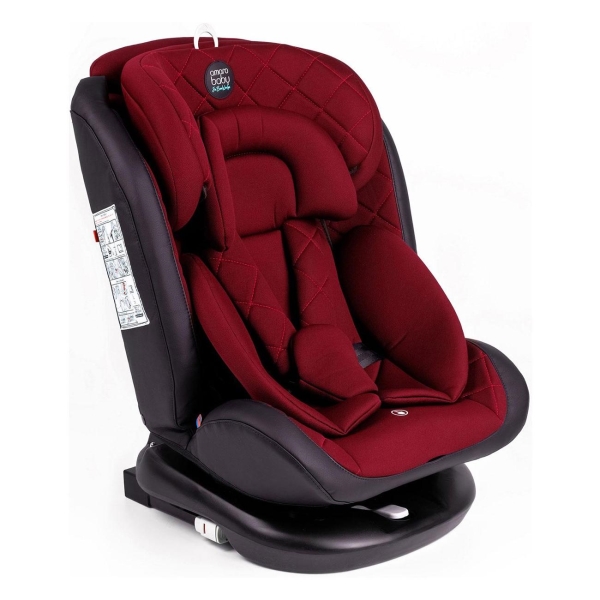 фото Автокресло brilliant, isofix, класс d, группа 0+/1/2/3, красное (amaro-2003-brk) amarobaby