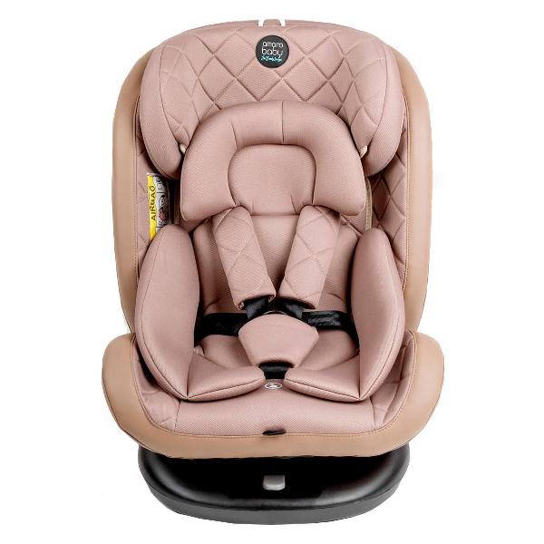 фото Автокресло brilliant, isofix, класс d, группа 0+/1/2/3, бежевое (amaro-2003-brbe) amarobaby