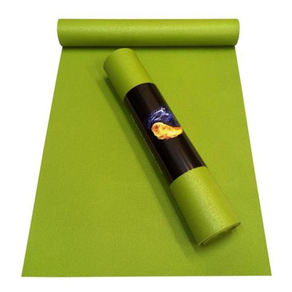 фото Коврик для йоги инь янь студио, 4,5 мм, 200х60 см, зеленый ramayoga