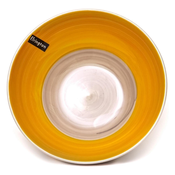 фото Тарелка "солнечное утро", 18 см, керамика, желтая (139-23073) elrington