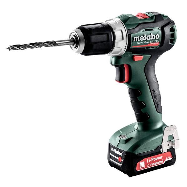 фото Аккумуляторная дрель-шуруповерт powermaxx bs 12 bl (601038500) metabo