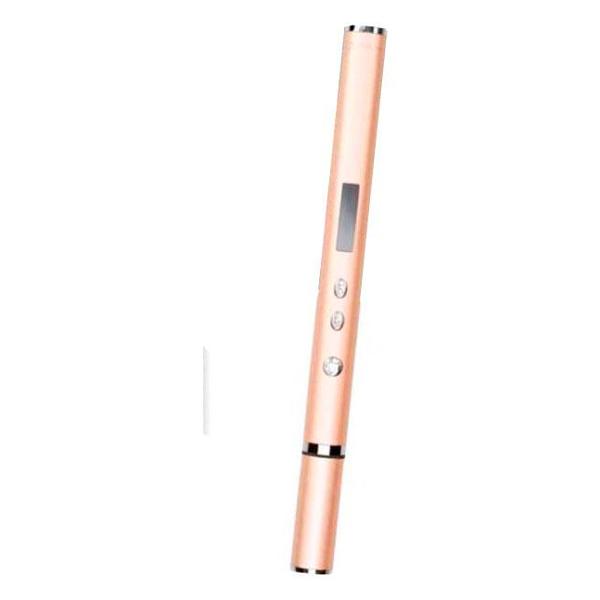 фото Набор для 3d творчества 3 в 1, 3d ручка trinity золотистая + abs 12 цветов + книга трафаретов funtasy