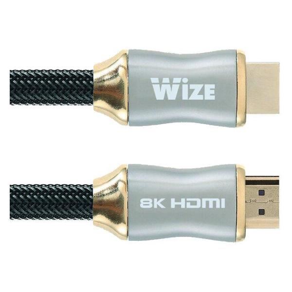 фото Кабель 8к hdmi, c ethernet, 1m (wavc-hdmi8k-1m) wize