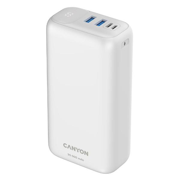 фото Внешний аккумулятор pb-301, 30000mah white (cne-cpb301w) canyon