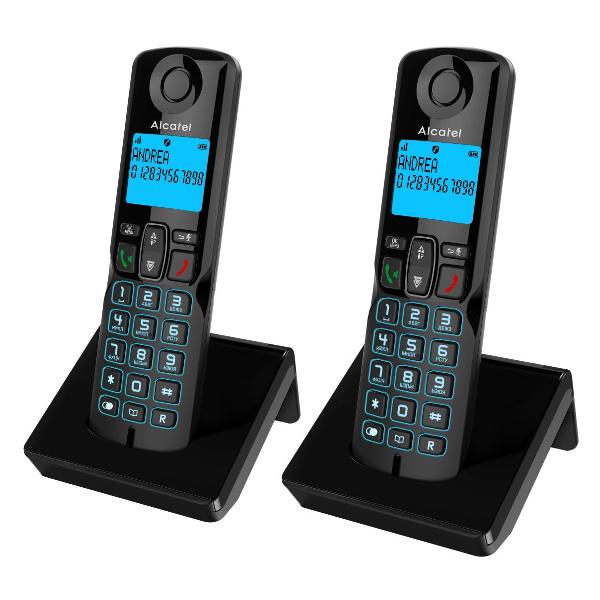 фото Dect-телефон s250 duo ru black alcatel