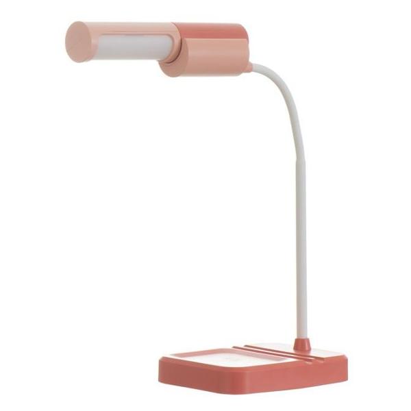 фото Настольный светильник "лансер" led, 3,5 вт, usb акб, 11х15х45 см, красный/розовый (9352534) risalux