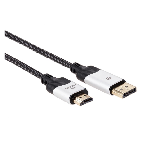 фото Кабель displayport m - hdmi m 4k 60hz, 1,8 м (cg608m-1.8m) vcom