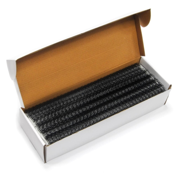 фото Пружины для переплета а4, 3/8", 9,5 мм, черные, 100 шт (5778) реалист