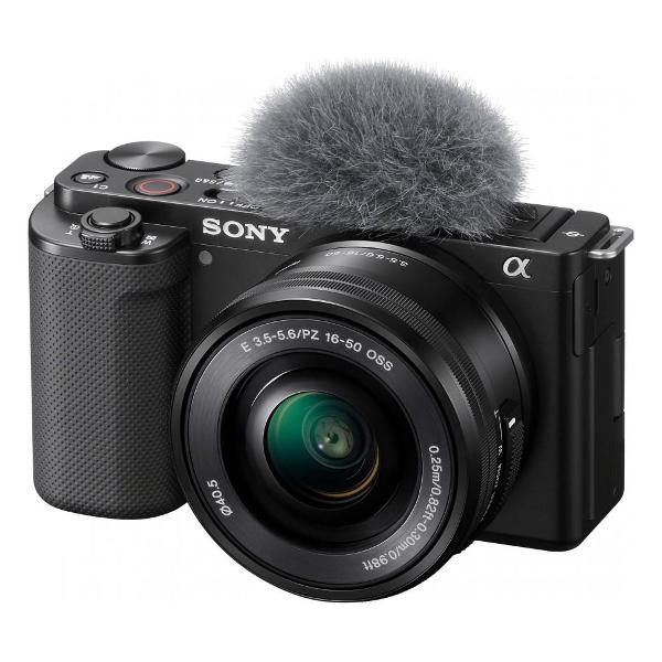 фото Системный фотоаппарат zv-e10 kit 16-50mm black sony