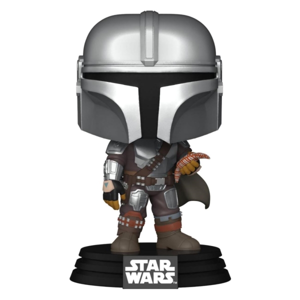 фото Фигурка pop! bobble: star wars: book of boba fett mandalorian with pouch 585 (68654) funko