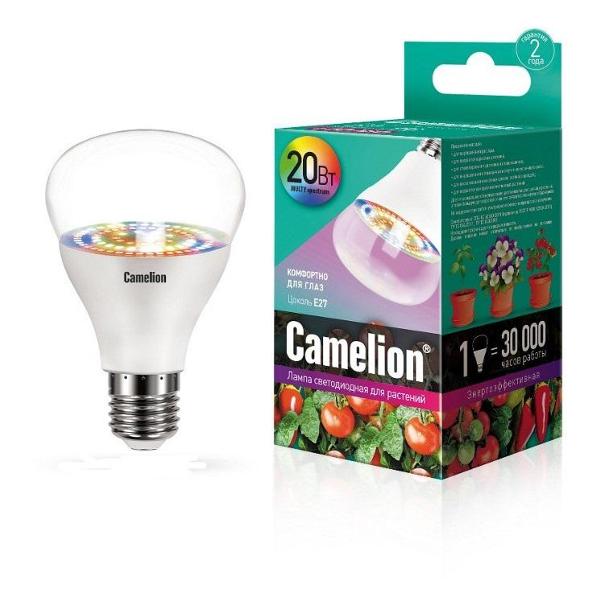 фото Светодиодная лампа для растений led20-pl/bio/e27 camelion