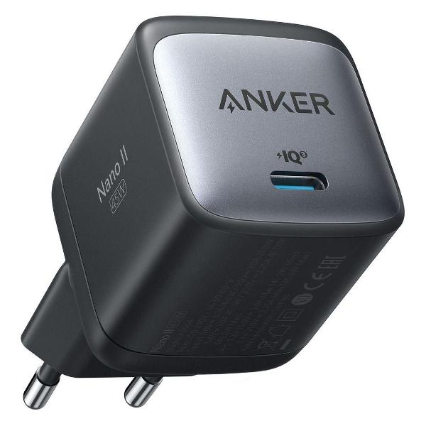 фото Сетевое зарядное устройство powerport nano ii 45w black (a2664g11) anker