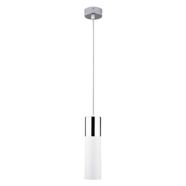 фото Светильник подвесной led double topper, хром/белый (50135/1) eurosvet