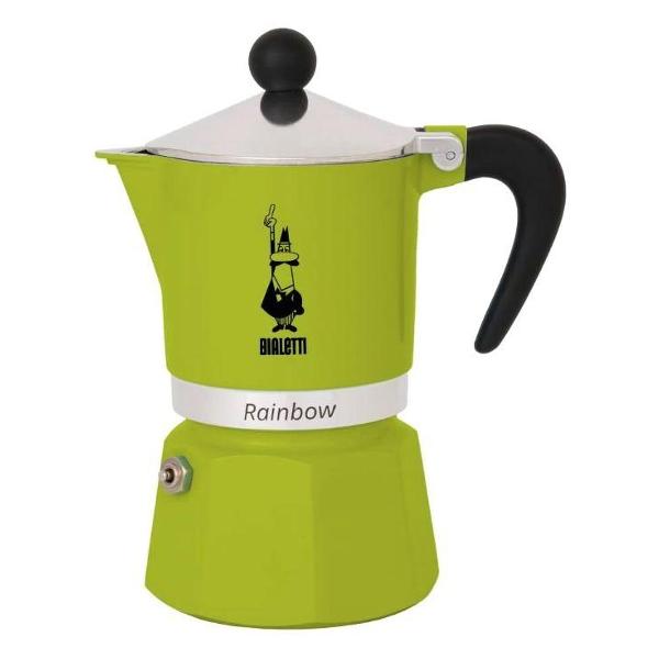 фото Кофеварка гейзерная rainbow green (4972) bialetti