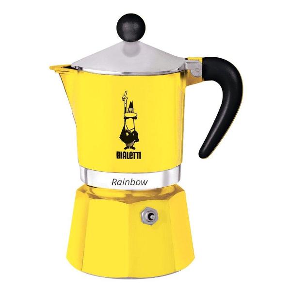 фото Кофеварка гейзерная rainbow yellow (4982) bialetti