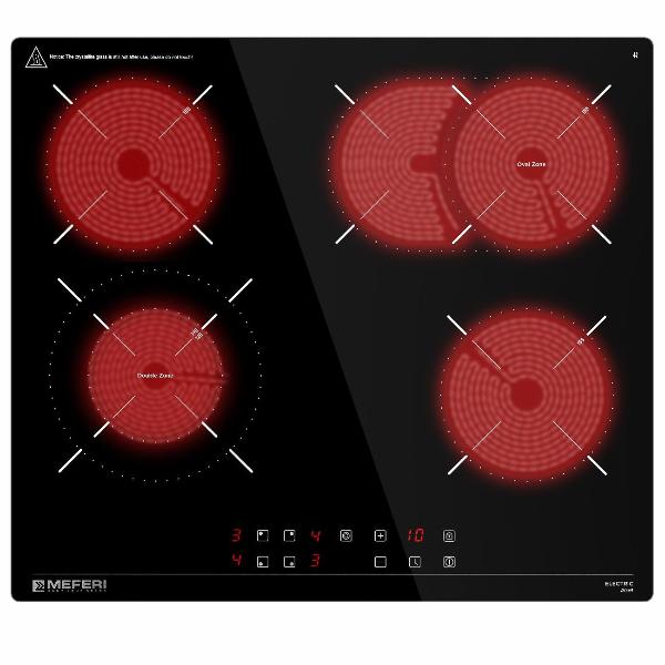 фото Электрическая варочная панель meh604bk ultra meferi