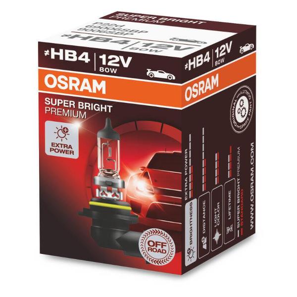 фото Автомобильная лампа hb4 p22d 80w 12v off-road (62200sbp) osram