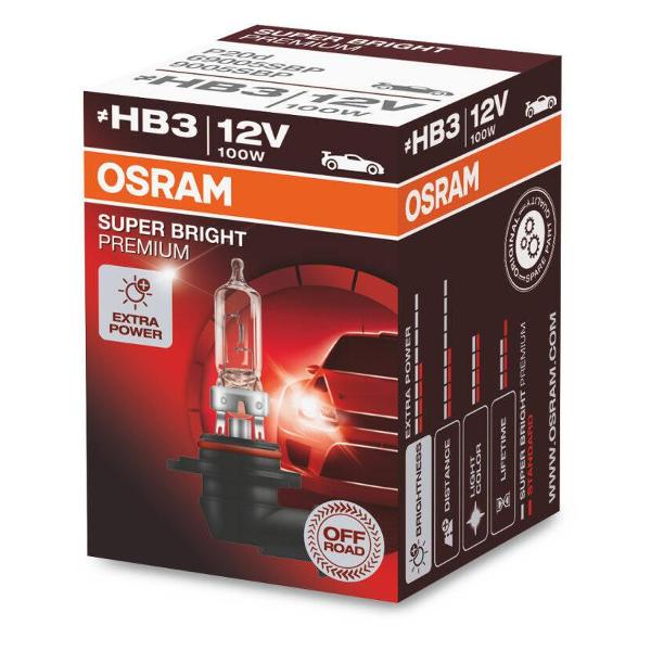 фото Автомобильная лампа hb3 p20d 100w 12v off-road (62200sbp) osram