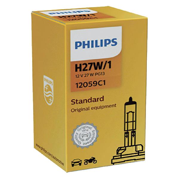 фото Автомобильная лампа h27w 1 27w pg13 12v (12059c1) philips