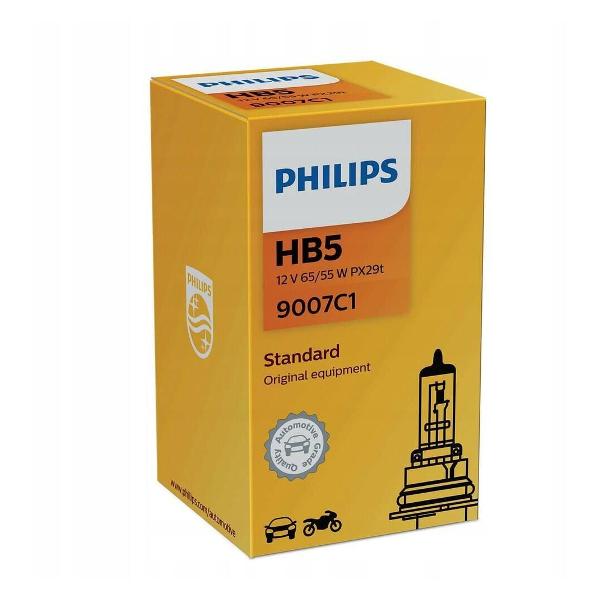 фото Автомобильная лампа hb5 65 55w px29t 12v (9007c1) philips