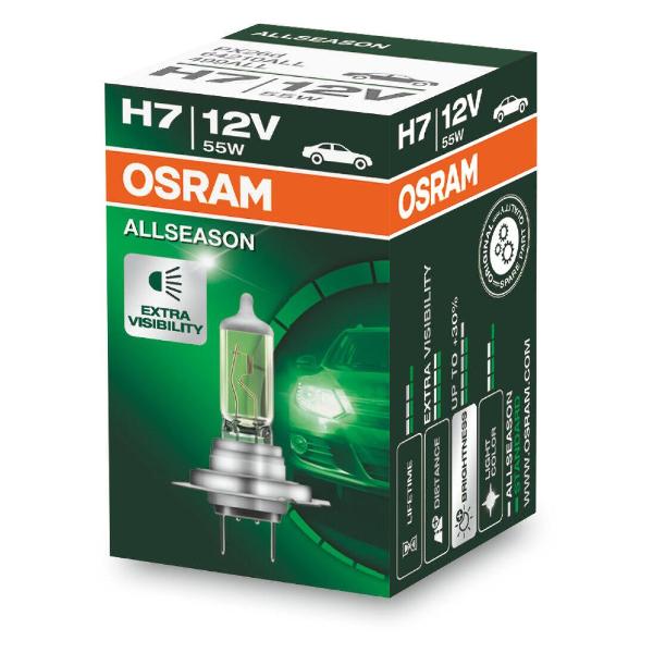 фото Автомобильная лампа h7 55w px26d 12v (64210all) osram