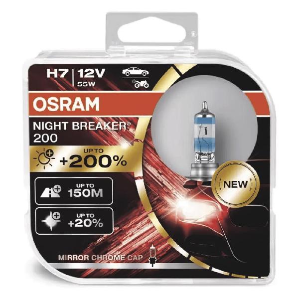 фото Автомобильная лампа h7 55w px26d 12v +200% duobox (64210nb200-hcb) osram