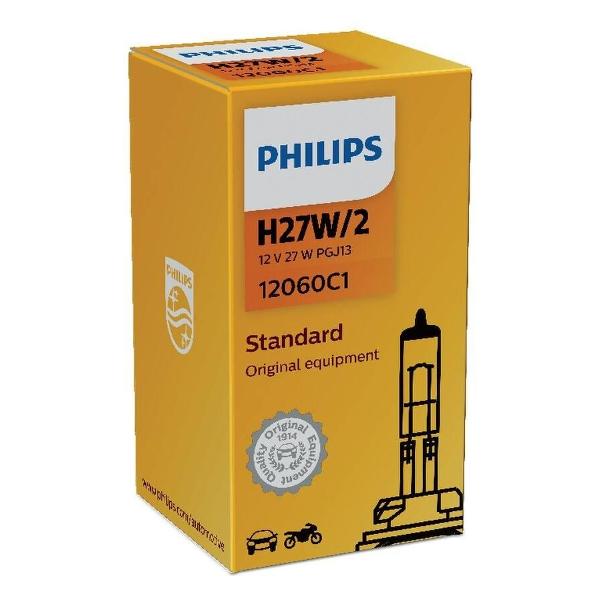фото Автомобильная лампа h27w 27w pgj13 12v (12060c1) philips