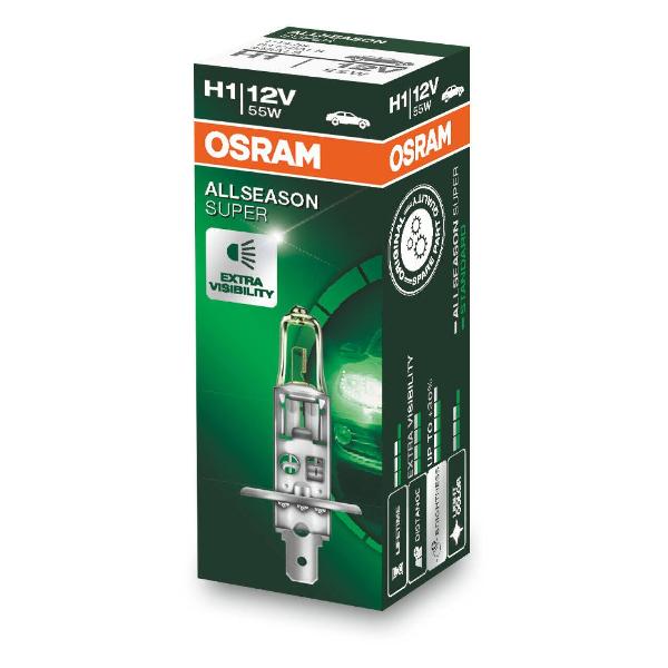 фото Автомобильная лампа h1 55w p14.5s 12v (64150als) osram