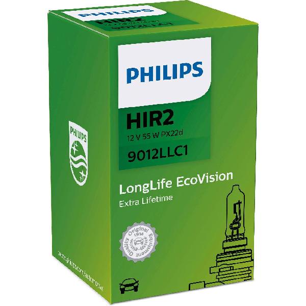 фото Автомобильная лампа hir2 12v 55w px22d 12v (9012llc1) philips