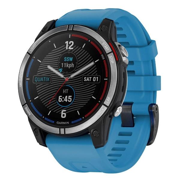 фото Смарт-часы quatix 7 blue strap (010-02540-61) garmin