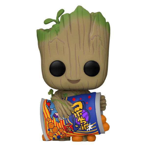 фото Фигурка pop! bobble: marvel: i am groot: groot with cheese puffs 1196 (70654) funko