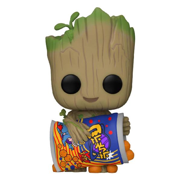 фото Фигурка pop! bobble: marvel: i am groot: groot with cheese puffs (fl) (exc) 1196 (71821) funko