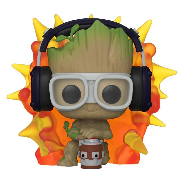 фото Фигурка pop! bobble: marvel: i am groot: groot with detonator 1195 (70653) funko