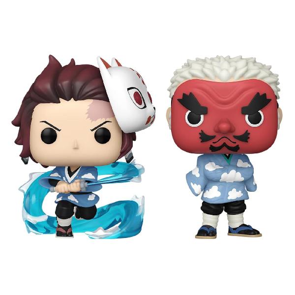 фото Фигурка pop! animation: demon slayer: tanjiro kamado & sakonji urokodaki sdcc23 (exc) 2pk (70861) funko