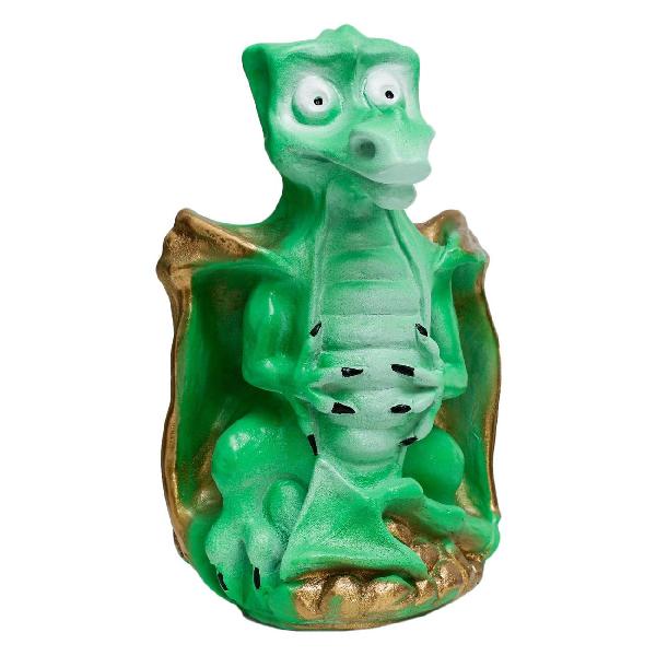 фото Копилка "дракон тихон", 19х15х30 см, зеленая/золотистая (9879555) хорошие сувениры