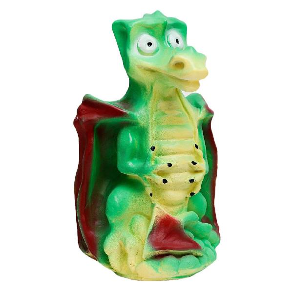 фото Копилка "дракон тихон", 19х15х30 см, зеленая/красная (9879556) хорошие сувениры