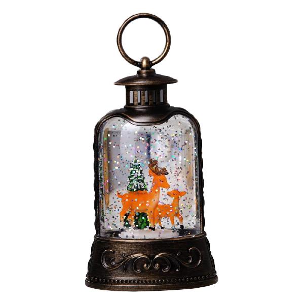 фото Светодиодная фигурка "семья оленей", 2хааа, 8х4х13,5 см, свечение теплое белое (9591285) luazon-lighting