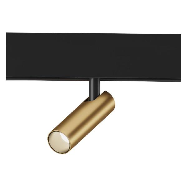 фото Умный трековый светильник slim magnetic 7w dim cubo brass (85070/01) elektrostandard