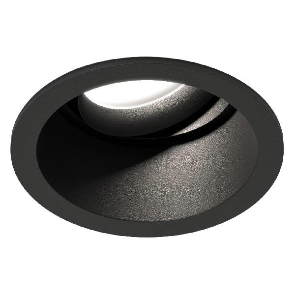 фото Встраиваемый светильник hide gu10 50w, черный (25008/01) elektrostandard