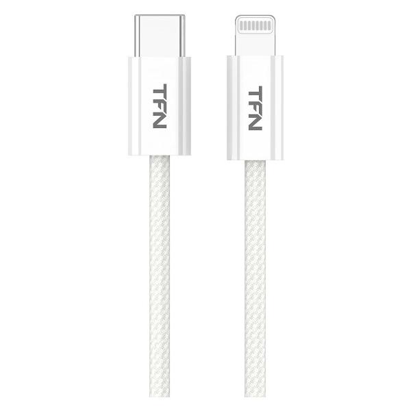 фото Кабель 8pin/type-c 30w 2m white (tfn-c-ip-cl2m-wh)