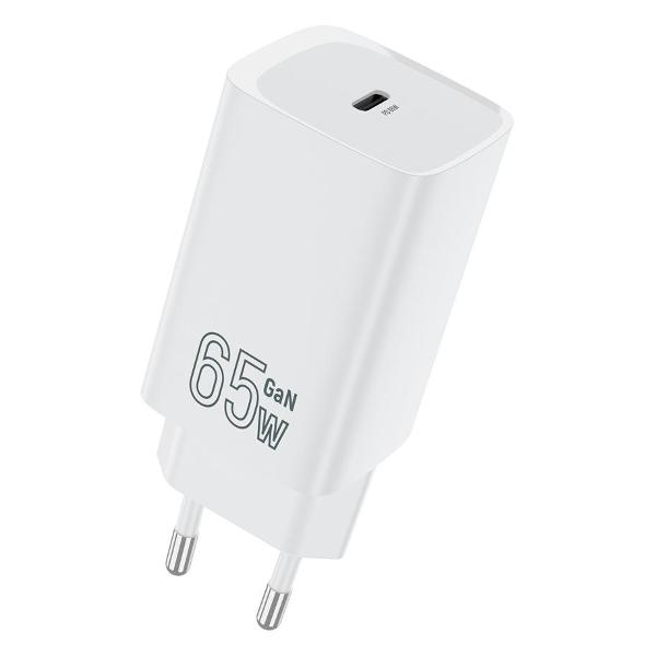 фото Сетевое зарядное устройство tfwc10 usb type-с 65w white (tfn-wc-65-2106-wh)