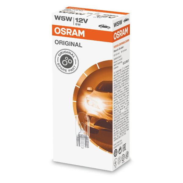 фото Автомобильная лампа original line w5w 12v (2825) osram