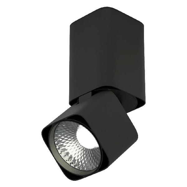 фото Накладной светильник cubus 10w 4000k, черный (25043/led) elektrostandard