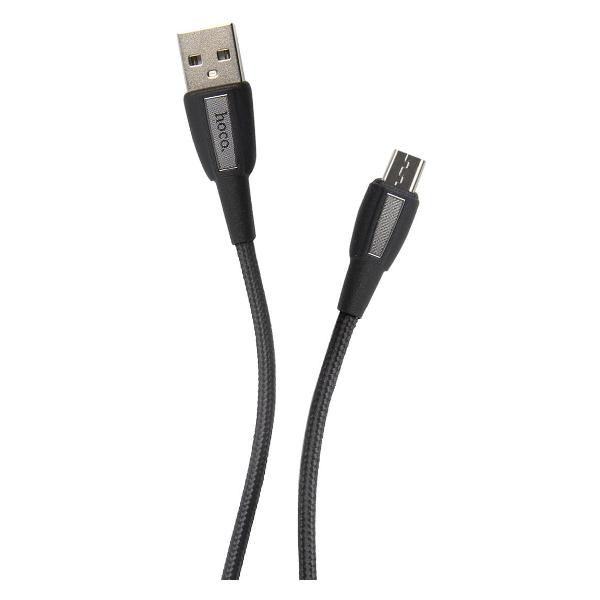 фото Кабель x39 titan usb/microusb, 1 м, черный (11304) hoco