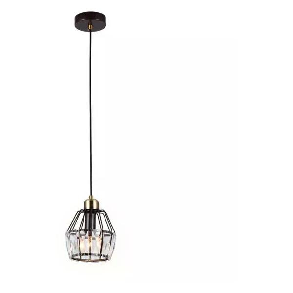 фото Светильник подвесной traditional loft tr5875 dcf/sb e14 max 40w d150х650 ambrella light