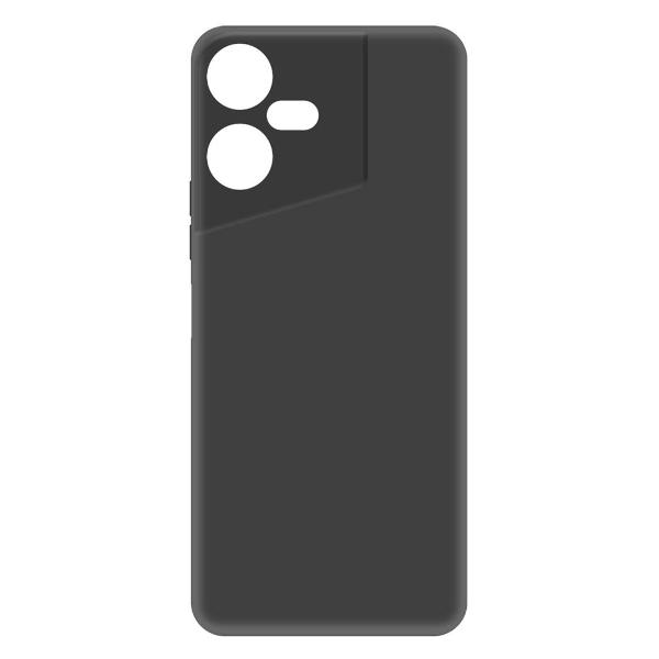 фото Чехол silicone case для tecno pova neo 3, черный (458328) krutoff