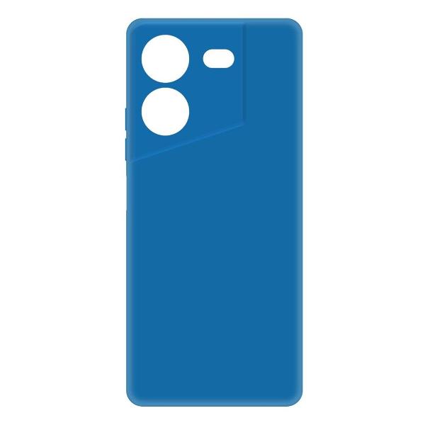 фото Чехол silicone case для tecno pova 5, синий (458323) krutoff