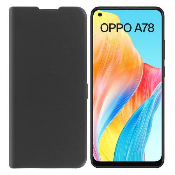 фото Чехол eco book для oppo a78 4g, черный (470945) krutoff